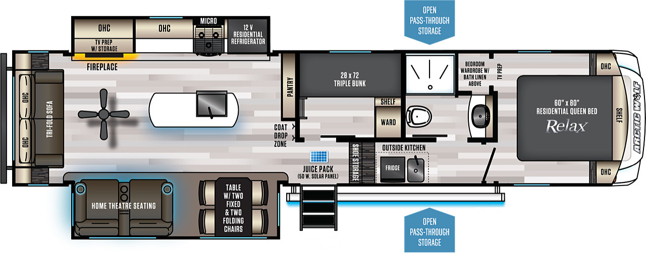 Arctic Wolf 327MB 5th Wheel For Sale - AOK RVs