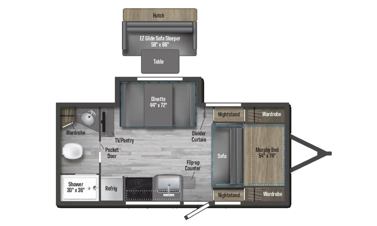 Micro Minnie 2108DS Travel Trailer For Sale