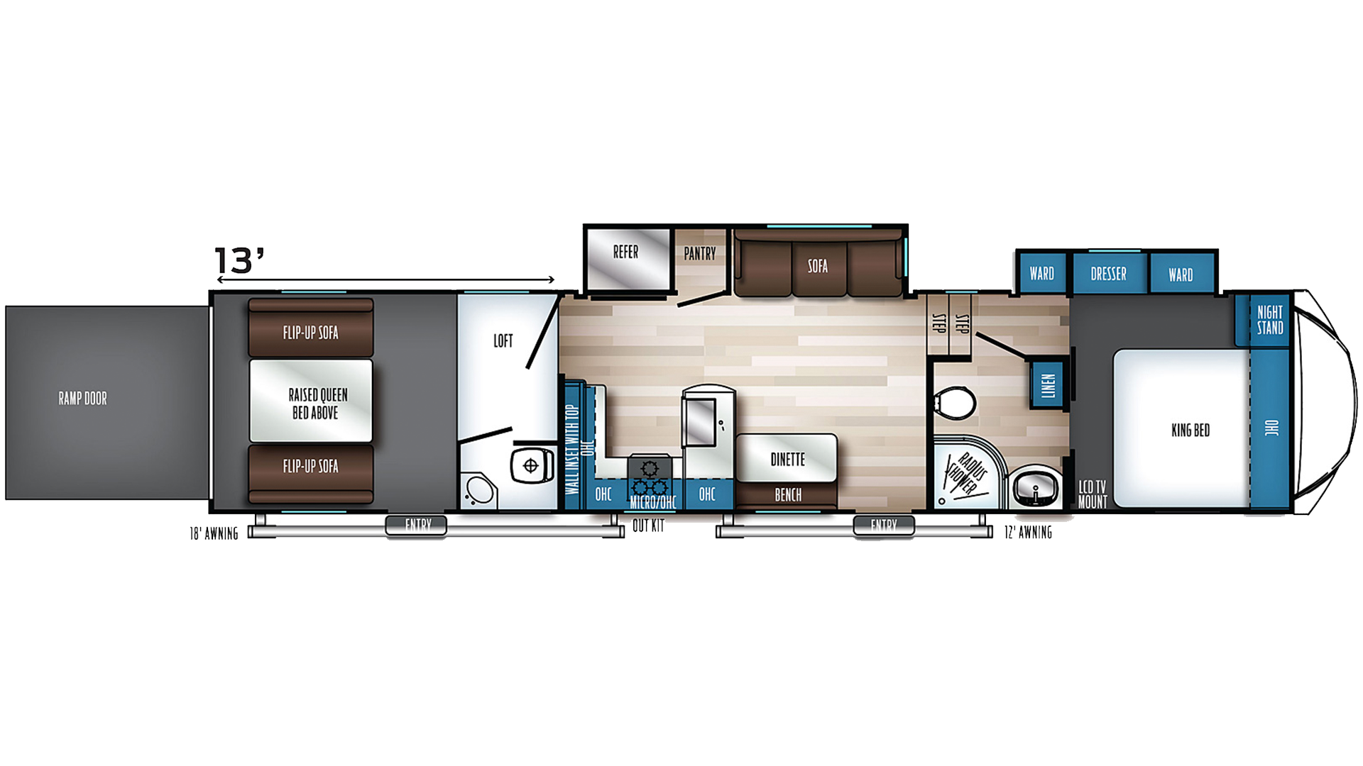 Vengeance Rogue Armored F371A13 Toy Hauler For Sale