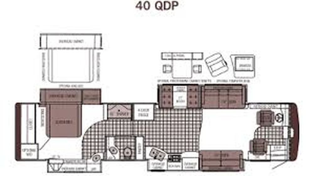 2006 Allegro 40QDP Floor Plan