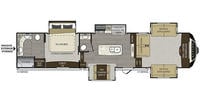 2018 Alpine 3700FL Floor Plan
