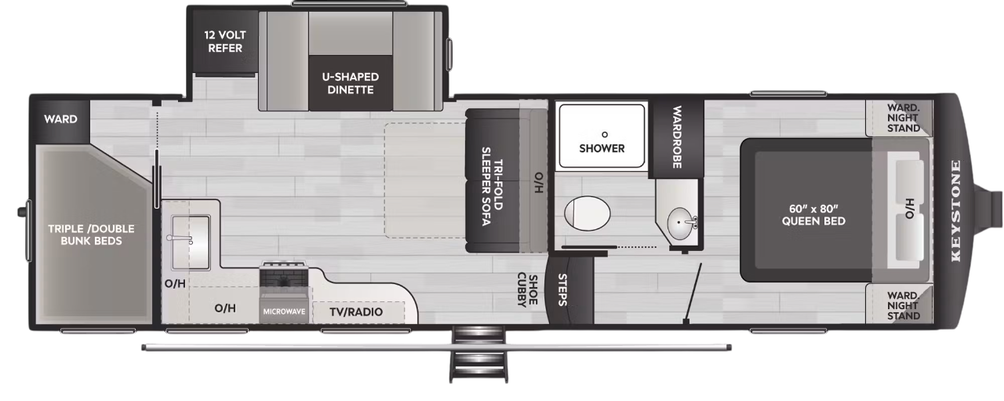 2025 Arcadia Select   27SBH Floor Plan