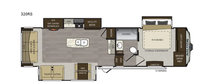 2017 Avalanche 320RS Floor Plan
