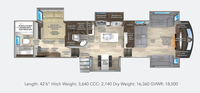 2022 Beacon  41FLB Floor Plan