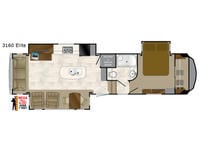 2017 Bighorn 3160EL Floor Plan