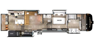 2025 Bighorn 391MFB Floor Plan