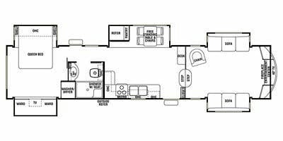 2012 Cedar Creek 38FL Floor Plan