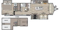 2021 Cedar Creek 40CDL Floor Plan