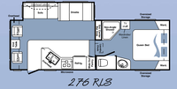 2007 Cougar 276RLS Floor Plan