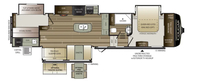 2018 Cougar 369BHS Floor Plan