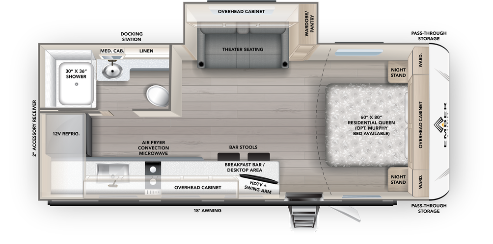 2025 E-Series 21RKE Floor Plan