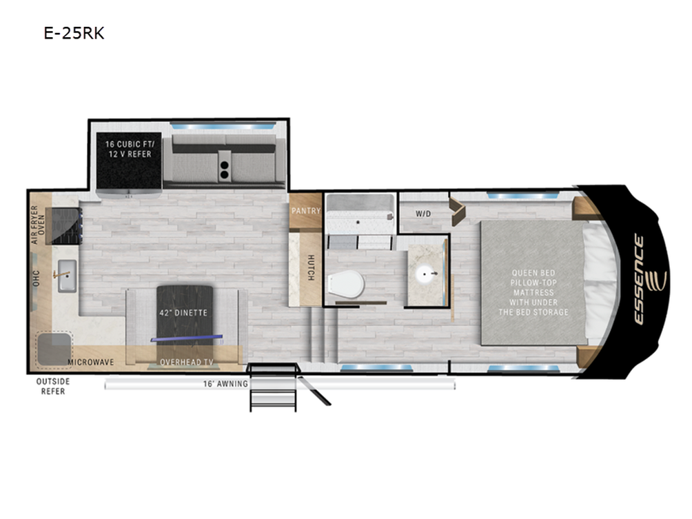 2024 Essence 25RK Floor Plan