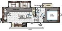 2016 Flagstaff Classic Super Lite 8528RLIKWS Floor Plan