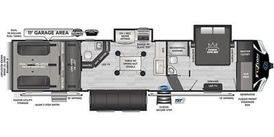 2024 Fuzion 373 Floor Plan