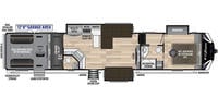 2020 Fuzion 429 Floor Plan