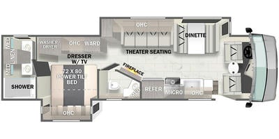 2023 Georgetown 7 Series GT7 36D7 Floor Plan