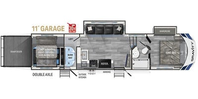 2023 Gravity 3210 Floor Plan