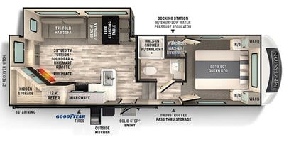 2022 Impression 240RE Floor Plan