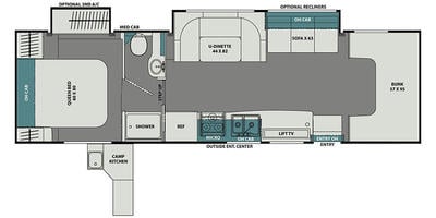 2022 Leprechaun Premier  319MB Floor Plan