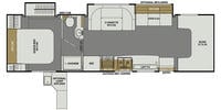 2023 Leprechaun 319MB Floor Plan