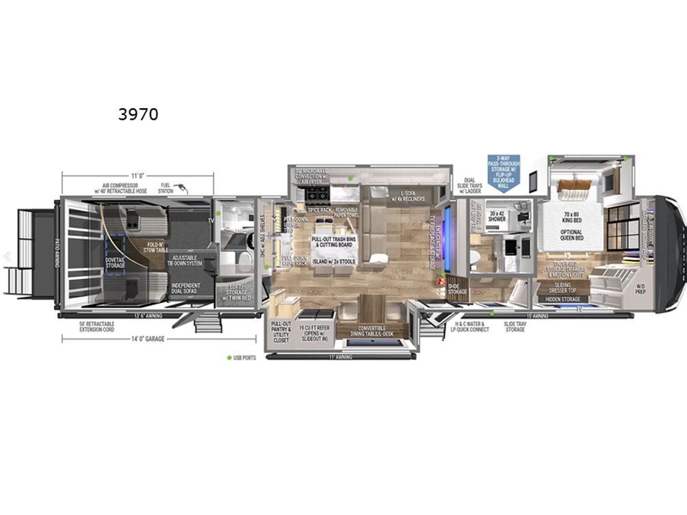 2025 Model G 3970 Floor Plan