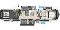 2022 Momentum 395MS-R Floor Plan