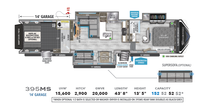 2023 Momentum 395MS Floor Plan