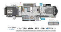 2023 Momentum 395MS Floor Plan