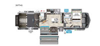2022 Momentum 397THS-R Floor Plan