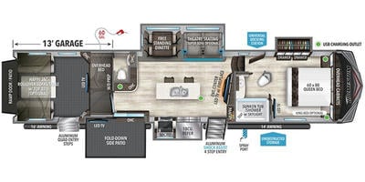 2023 Momentum 399TH Floor Plan