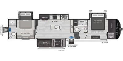 2024 Montana High Country 381TB Floor Plan