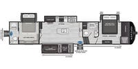 2024 Montana High Country 381TB Floor Plan