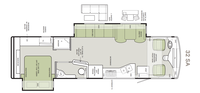 2021 Open Road Allegro 32 SA Floor Plan
