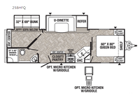 2022 Puma 25BHFQ Floor Plan