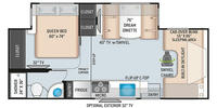 2021 Quantum  RC25 Floor Plan