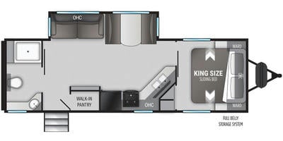 2021 Radiance 25RB Floor Plan