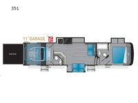 2022 Road Warrior 351 Floor Plan