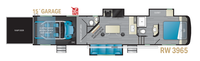 2023 Road Warrior 3965RW Floor Plan