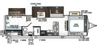 2018 Rockwood 2905WS Floor Plan