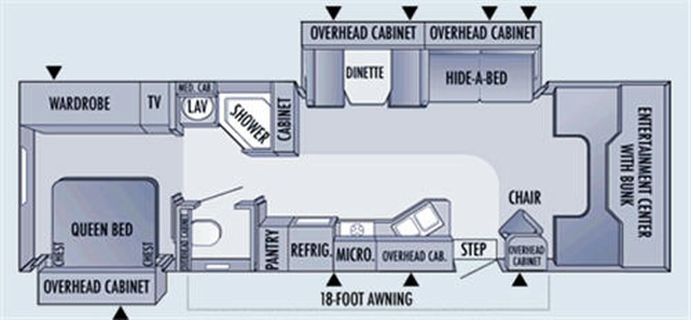 2005 Seneca 34SS Floor Plan