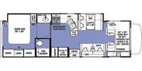 2021 Sunseeker 3050S Floor Plan