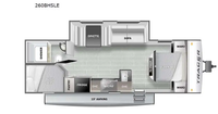 2022 Tracer 260BHSLE Floor Plan