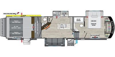 2022 Valor 37V13 Floor Plan
