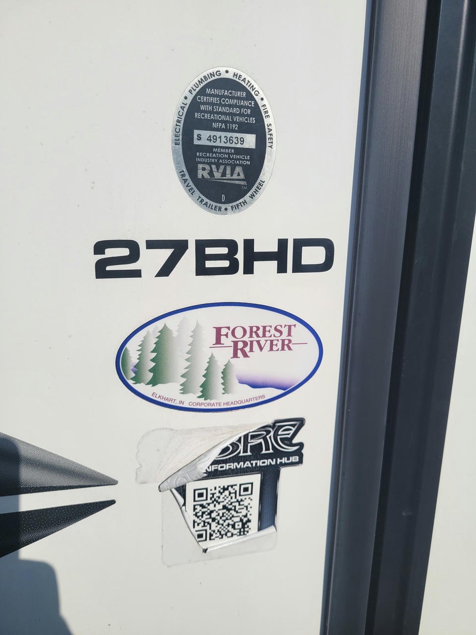 2018 Sabre 27BHD